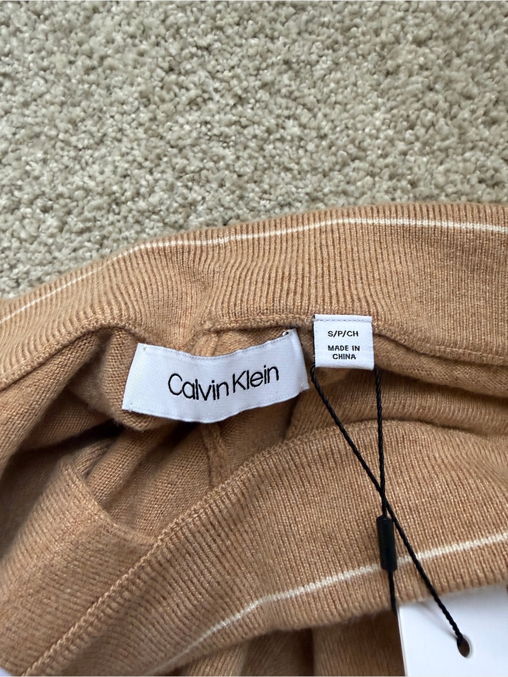 Calvin Klein Tan knit pants